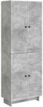 Vidaxl Cabinet Set 2 Pcs Concrete Grey Engineered Wood