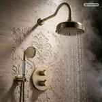 Paulgurkes Duschsystem Thermostat Antik Set Unterputz Regendusche Retro...