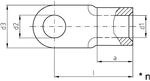 Intercable Quetschkabelschuh Icq1208 120qmm M8 Verzinkt 50 Stk