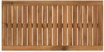 Tischplatte 80,5 X 40 X 2 Cm Rechtwinklig Massives Akazienholz Vidaxl