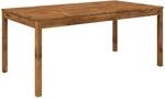 Gartentisch Natur 180 X 88,5 X 75 Cm Massivholz Akazie Vidaxl
