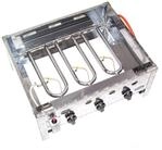 Apex - 55510 Edelstahl Gasbr&auml;ter 10kw 3 Flammig Gasgrill Br&auml;ter Grill Bbq