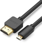 Micro-hdmi-auf-hdmi-4k-60hz-kabel (3 M, Schwarz)
