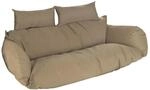 Home Deluxe - Polyrattan H&auml;ngesessel Twin - Nur Kissen Poly Rattan H&auml;ngesessel