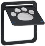 Haustierklappe F&uuml;r Fliegengittert&uuml;r, F&uuml;r Gro&szlig;e Hunde, Hxb: 42x37 Cm, Magnet,
