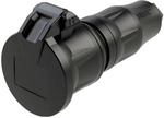 Sirox 802.511.01 Schutzkontaktkupplung Gummi Schwarz Ip54
