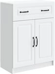 Vidaxl Sideboard White 66 X 34.5 X 87 Cm Engineered Wood