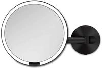 Simplehuman - Kosmetischer Wandspiegel Mit Led-beleuchtung, Schwarz St3065