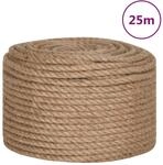 Juteseil 25 M L&auml;nge 14 Mm St&auml;rke Vidaxl