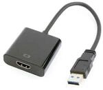 Gembird A-usb3-hdmi-02 Usb 3.0 Adapter Schwarz Hdmi