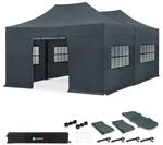 Vonroc Partyzelt-set 3x4,5 M Mit Seitenw&auml;nden &ndash; 2 St&uuml;ck Mit Verbindungsset...