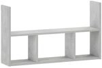 Vidaxl Wall Shelf Concrete Grey 78.5 X 17 X 45 Cm Engineered Wood