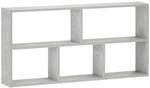 Vidaxl Wall Shelf Concrete Grey 102 X 17 X 50 Cm Engineered Wood