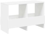 Vidaxl Magazine Rack White 68.5 X 30 X 45 Cm