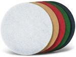 Pads Normalpads, 375 Mm, F. Einscheibenmaschinen, Polyester (10 Stk.) Wei&szlig; -...