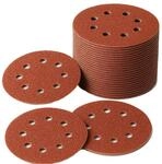 Schleifscheiben 125mm Klett 100er K&ouml;rnung 50 St&uuml;ck Mit Staubabsaugung