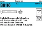 Schraube R 88116 Diebstahlhemmend Isr Zapfen M 5 X 30-t25 A 2
