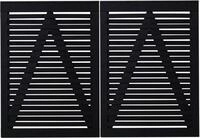 Plus Doppeltor Osaka 200 X 136 Cm Ral 9005 Schwarz