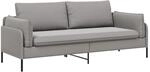3-sitzer-sofa Hellgrau 222 X 81 X 89 Cm Samt Vidaxl