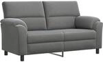 Sofa Dunkelgrau 174 X 85 X 93 Cm Samt Vidaxl