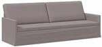 3-sitzer Sofa Taupe 220 X 81 X 82 Cm Stoff Vidaxl
