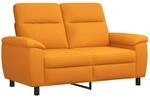 Sofa Dunkelgelb 158 X 90 X 95 Cm Stoff Vidaxl