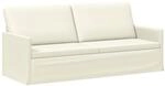 3-sitzer Sofa Creme 190 X 81 X 82 Cm Cordstoff Vidaxl