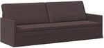 3-sitzer Sofa Dunkelbraun 220 X 81 X 82 Cm Stoff Vidaxl