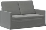 2-sitzer Sofa Dunkelgrau 130 X 81 X 82 Cm Samt (v) Vidaxl