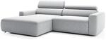 Selsey Fando - Ecksofa Mit Schlaffunktion, L-form, Flechtstoff Hellgrau, 252 Cm...
