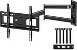Schwenkbare Tv Wandhalterung Mit Langem Arm F&uuml;r 26-65 Zoll, 84cm Auszug