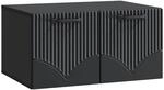 Vidaxl Wall-mounted Tv Cabinet Black 59.5 X 41 X 30 Cm Engineered Wood