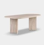 Moderner Ausziehbarer Esstisch 160/200 X 90 Cm Sorell - Beige