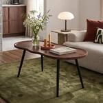 Couchtisch Ken 100 X 60 X 47 Cm Walnussoptik [en.casa]