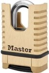Master Lock Cadenas En Laiton Massif Haute Securite [anse Protegee][a Combinaison]