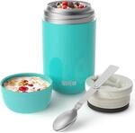 Thermobeh&auml;lter Essen 710ml Edelstahl Warmhaltebox L&ouml;ffel Suppe Babybrei