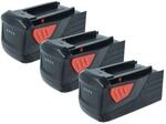 Vhbw - 3x Akku Kompatibel Mit Hilti Wsc 7.25-a36 Werkzeug (4000 Mah, Li-ion, 36...