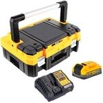 Dewalt Dcb 1104 S1t Akku Starter Set 18 V Mit 1x Powerstack Akku 3,5 Ah + Dcb...
