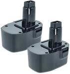 Vhbw 2x Akku Kompatibel Mit Black & Decker Cd14ce, Cd14gsf-2, Cd14cbk, Cd14cbkt,