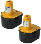 2x Akku Kompatibel Mit Dewalt Dc740k-2, Dc740ka, Dc742ka, Dc742va, Dc743ka,...