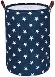 Faltbarer W&auml;schekorb Mit Tunnelzug, 24 Zoll, Xl, Blau Star