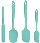 Silikon Teigschaber Set 4-teilig, Hitzebest&auml;ndig Bis 315&deg;c, Blaugr&uuml;n