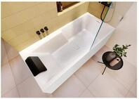 Riho Stiell Shower B2w Rechteck-badewanne, Plug&play-variante,