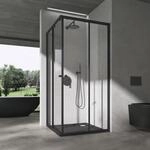 Doporro&reg; Duschkabine Mit Schiebet&uuml;r Duschabtrennung Klarglas 90x75cm...