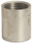 Edelstahl Muffe, Gewindemuffe, 1 1/2 Zoll Ig, V4a Fitting