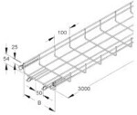 Niedax Gitterrinne 54x200x3000mm, Cito Mtc 54.200 F 3 Stk