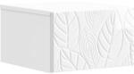 Wandmontierter Beistelltisch Hochglanz Wei&szlig; 34,5 X 33 X 20 Cm Vidaxl