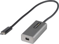 Usb-c-zu-displayport-adapter Startech Cdp2mdpec Schwarz/grau 0,3 M