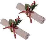 Serviettenringe F&uuml;r Weihnachten, 2er-set