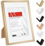 Bilderrahmen A5 (14,8x21cm) Champagner Gold Aluminium Mit Passepartout 10x15cm,